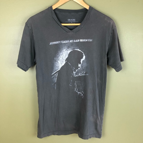 Johnny Cash one star black tee size S - Picture 2 of 4